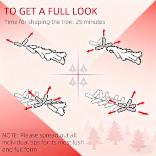 Sunvega Pencil Artificial Xmas Tree with Faux Snow Flocked Full Branch Tips Flame-retardant