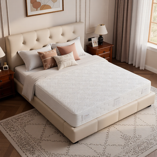 Sunvega Queen Medium Firm Mattress with Phase Change Cooling Cover and Gel Memory Foam