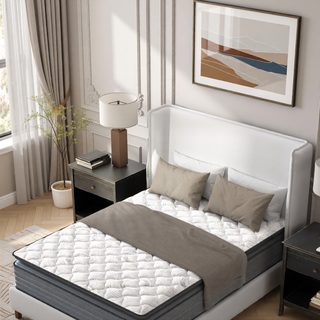 Sunvega Orthopedic Hybrid Pillow Top Mattress with Pressure Relief and Low Motion Transfer