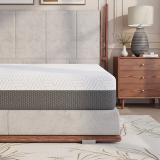 Sunvega Queen Medium Firm Mattress with Phase Change Cooling Cover and Gel Memory Foam