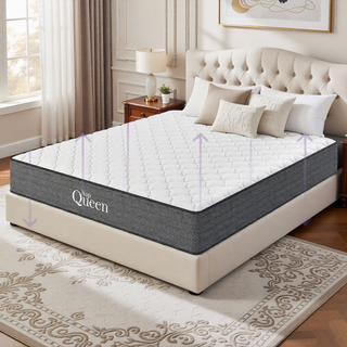 Sunvega Orthopedic Queen Cooling Gel Hybrid Mattress with Pressure Relief
