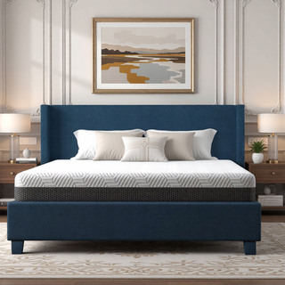 Sunvega Queen Medium Firm Mattress with Phase Change Cooling Cover and Gel Memory Foam
