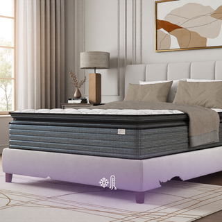 Sunvega Orthopedic Hybrid Pillow Top Mattress with Pressure Relief and Low Motion Transfer