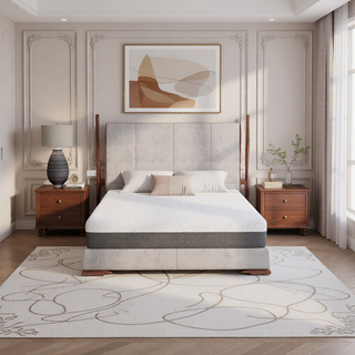Sunvega Queen Medium Firm Mattress with Phase Change Cooling Cover and Gel Memory Foam