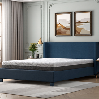 Sunvega Queen Medium Firm Mattress with Phase Change Cooling Cover and Gel Memory Foam