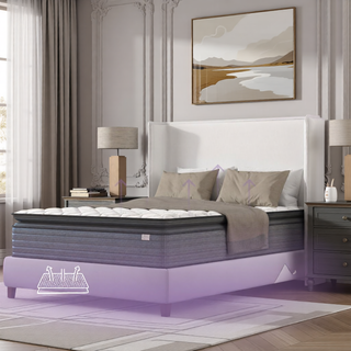 Sunvega Orthopedic Hybrid Pillow Top Mattress with Pressure Relief and Low Motion Transfer