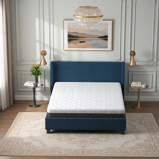 Sunvega Queen Medium Firm Mattress with Phase Change Cooling Cover and Gel Memory Foam