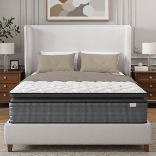 Sunvega Orthopedic Hybrid Pillow Top Mattress with Pressure Relief and Low Motion Transfer