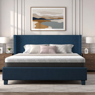 Sunvega Queen Medium Firm Mattress with Phase Change Cooling Cover and Gel Memory Foam