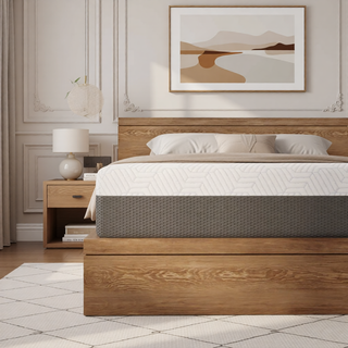 Sunvega Queen Medium Firm Mattress with Phase Change Cooling Cover and Gel Memory Foam