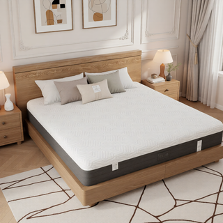 Sunvega Queen Medium Firm Mattress with Phase Change Cooling Cover and Gel Memory Foam