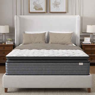 Sunvega Orthopedic Hybrid Pillow Top Mattress with Pressure Relief and Low Motion Transfer