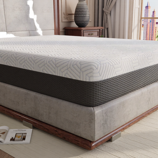 Sunvega Queen Medium Firm Mattress with Phase Change Cooling Cover and Gel Memory Foam