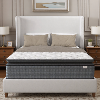 Sunvega Orthopedic Hybrid Pillow Top Mattress with Pressure Relief and Low Motion Transfer