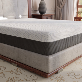Sunvega Queen Medium Firm Mattress with Phase Change Cooling Cover and Gel Memory Foam