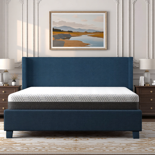 Sunvega Queen Medium Firm Mattress with Phase Change Cooling Cover and Gel Memory Foam