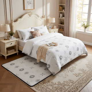 Sunvega 12-inch Queen Plush Foam Hybrid Mattress with Breathable Quilted Cover for Medium Comfort