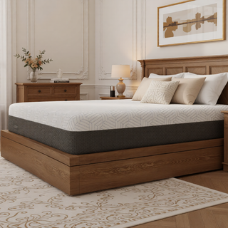 Sunvega Queen Medium Firm Mattress with Phase Change Cooling Cover and Gel Memory Foam