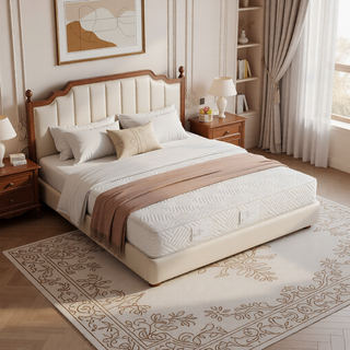 Sunvega Queen Medium Firm Mattress with Phase Change Cooling Cover and Gel Memory Foam