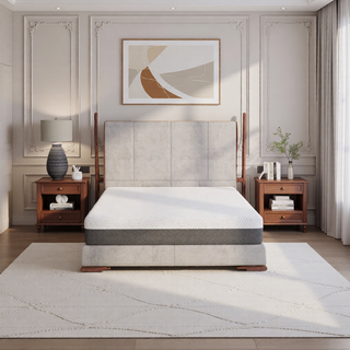 Sunvega Queen Medium Firm Mattress with Phase Change Cooling Cover and Gel Memory Foam