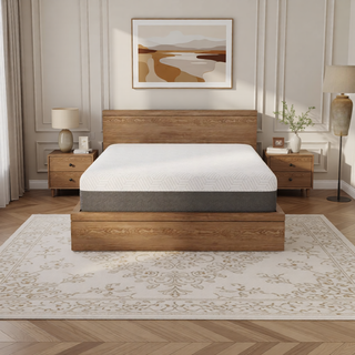 Sunvega Queen Medium Firm Mattress with Phase Change Cooling Cover and Gel Memory Foam