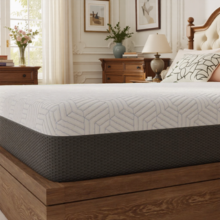 Sunvega Queen Medium Firm Mattress with Phase Change Cooling Cover and Gel Memory Foam
