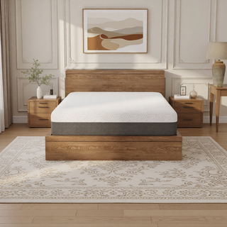 Sunvega Queen Medium Firm Mattress with Phase Change Cooling Cover and Gel Memory Foam