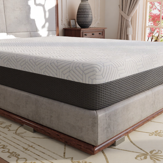Sunvega Queen Medium Firm Mattress with Phase Change Cooling Cover and Gel Memory Foam