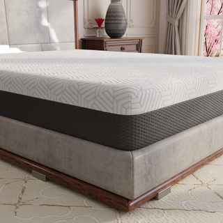Sunvega Queen Medium Firm Mattress with Phase Change Cooling Cover and Gel Memory Foam