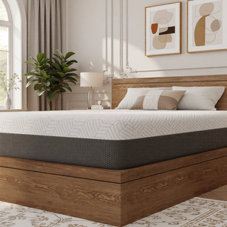 Sunvega Queen Medium Firm Mattress with Phase Change Cooling Cover and Gel Memory Foam