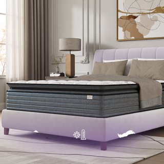 Sunvega Orthopedic Hybrid Pillow Top Mattress with Pressure Relief and Low Motion Transfer