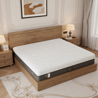 Sunvega Queen Medium Firm Mattress with Phase Change Cooling Cover and Gel Memory Foam