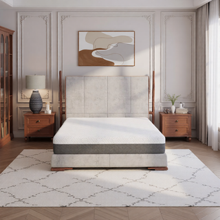 Sunvega Queen Medium Firm Mattress with Phase Change Cooling Cover and Gel Memory Foam