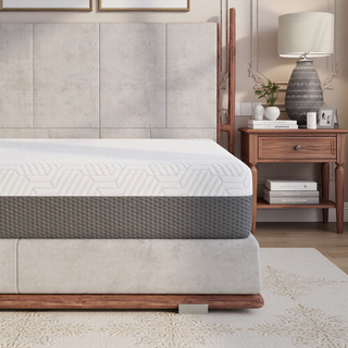 Sunvega Queen Medium Firm Mattress with Phase Change Cooling Cover and Gel Memory Foam
