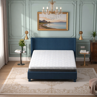 Sunvega Queen Medium Firm Mattress with Phase Change Cooling Cover and Gel Memory Foam