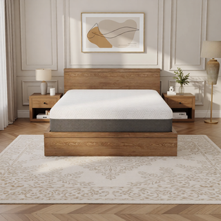 Sunvega Queen Medium Firm Mattress with Phase Change Cooling Cover and Gel Memory Foam