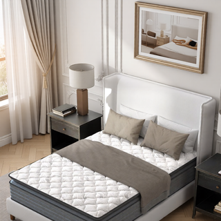 Sunvega Orthopedic Hybrid Pillow Top Mattress with Pressure Relief and Low Motion Transfer