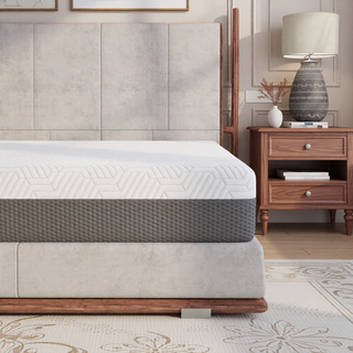 Sunvega Queen Medium Firm Mattress with Phase Change Cooling Cover and Gel Memory Foam