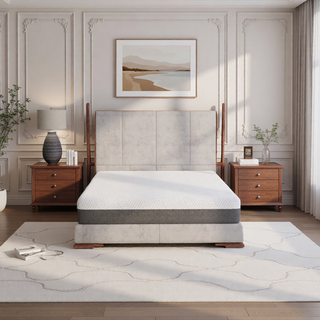 Sunvega Queen Medium Firm Mattress with Phase Change Cooling Cover and Gel Memory Foam