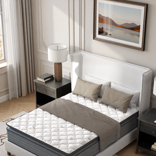 Sunvega Orthopedic Hybrid Pillow Top Mattress with Pressure Relief and Low Motion Transfer