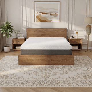 Sunvega Queen Medium Firm Mattress with Phase Change Cooling Cover and Gel Memory Foam