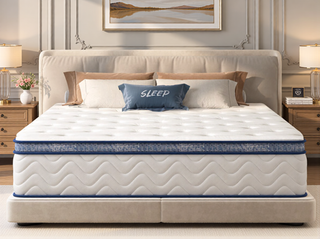 Sunvega 12 Inch Hybrid Queen Mattress with Pocket Springs and Memory Foam Support