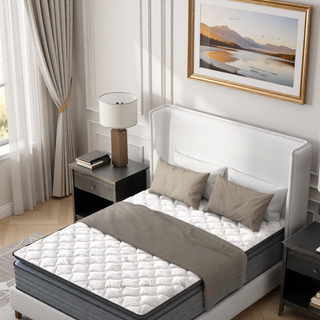 Sunvega Orthopedic Hybrid Pillow Top Mattress with Pressure Relief and Low Motion Transfer