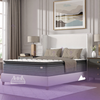 Sunvega Orthopedic Hybrid Pillow Top Mattress with Pressure Relief and Low Motion Transfer