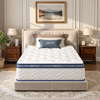 Sunvega 12 Inch Hybrid Queen Mattress with Pocket Springs and Memory Foam Support