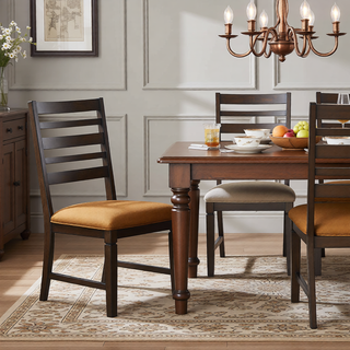 Sunvega Classic Style Dark Espresso Finish Upholstered Wooden Dining Bench
