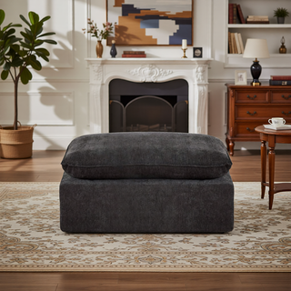 Sunvega Modern Chenille Cloud Sofa with High-Density Sponge Filling for Living Room