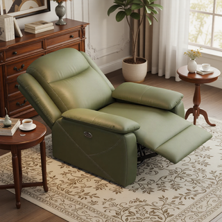 Sunvega Oversized Electric Recliner Chair with USB Charging Port and Overstuffed Cushion