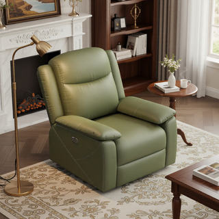 Sunvega Oversized Electric Recliner Chair with USB Charging Port and Overstuffed Cushion