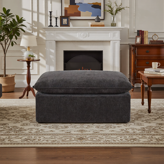 Sunvega Modern Chenille Cloud Sofa with High-Density Sponge Filling for Living Room
